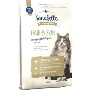 Sanabelle Hair & Skin droogvoer voor rassenkatten voor optimale vachtontwikkeling, 1 x 10 kg