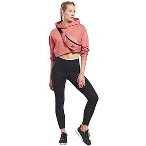 Reebok Heren sweatshirt lange mouwen met logo, middengrijs gemêleerd/harmonieus groen