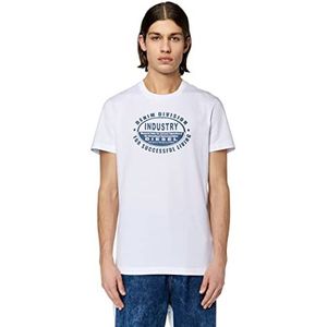 Diesel T-shirt voor heren, 100-0 graden, maat S, 100-0 graden