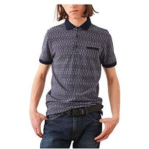 Teddy Smith P-Conor MC heren poloshirt, Total Navy/Jacquard 1, M, Total Navy / Jacquard 1