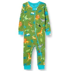 Hatley Organic Cotton Sleepsuit babyschoenen voor jongens, safari avontuur
