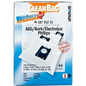 Scan Part M 187 ELE 11 Cleanbag Stofzuigerzak Electrolux S bag
