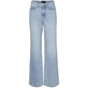 VERO MODA Vmtessa Ra339 Ga Noos Vaqueros Rectos damesjeans, Lichtblauwe denim