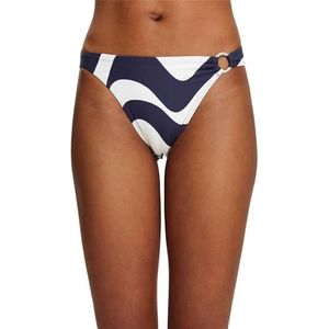ESPRIT Bas de bikini avec imprimé, bleu marine, 46