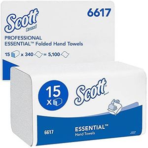 Scott Essential 6617-15 x 340 handdoeken (in totaal 5100)