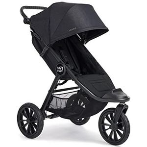 Baby Jogger City Elite 2 Combi-kinderwagen voor alle terreinen, opvouwbare en draagbare kinderwagen, weelderig zwart (zwart)