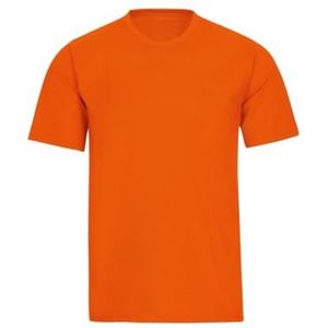 Trigema T-Shirt Deluxe katoen heren, oranje (mandarijn 062), XL, oranje (mandarijn 062)