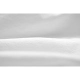 L1NK STUDIO Beddengoed 220 x 220 cm – dekbedovertrek 100% katoen (Percal 200 draden) voor 135 cm breed bed Blanco