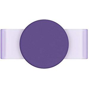 PopSockets: PopGrip Slide Grip & Stand voor telefoon, niet klevend, met verwisselbare bovenkant voor iPhone 7/8 siliconen hoes, violet