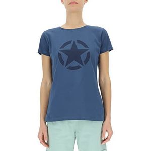 Jeep T-shirt femme, Canvas Blue/Deep Bleu, XL