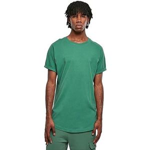 Urban Classics Lot de 2 t-shirts basiques à manches courtes pour homme, larges, col rond, en coton en différentes couleurs, tailles XS - XXL, Vert (Leaf), M