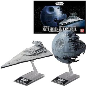 Bandai - Revell 01207 model Wars Death Star II en Imperial Star Destroyer, meerkleurig