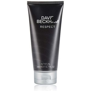 David Beckham Respect Douchegel - Douchegel met houtachtige en aromatische geur voor mannen en mannen - per stuk verpakt (1 x 200 ml)