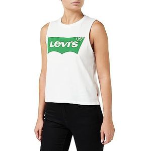 Levi's Graphic Band Tank Dames T-Shirt, Batwing Band Tank White +