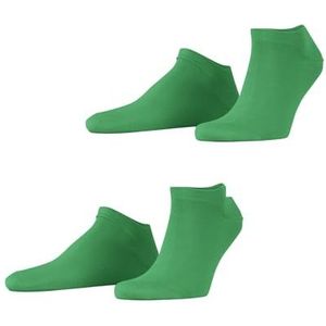 ESPRIT Heren Basic Uni 2-pack ademende sokken biologisch duurzaam katoen lage sokken versterkt duurzaam zachte platte teennaad multipack pak van 2 paar, Groen (Apple 7200)
