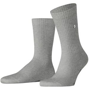 Burlington Bond Street M So coton unies 1 paire, Chaussettes Homme, Gris Light Heather 3223, 40-46