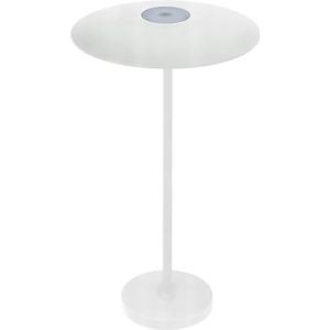 REV TOWER Elegante draadloze tafellamp voor binnen en buiten, dimbare tafellamp, bedlamp, wit