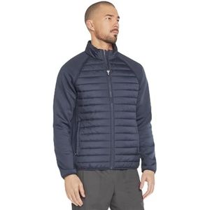 Skechers Goshield Hybrid Jacket 2.0 Herenjas, Nachtblauw.