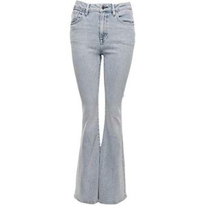 Superdry High Rise Skinny Flare Pantalon pour femme, Lighter Indigo Vintage, 32W / 31L