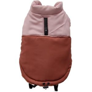 JACK AND VANILLA, Veste Polaire élégante et Confortable pour promenades, avec Poches Pratiques, Coupe ajustée et Entretien Facile, Taille M, Couleur Rouge, Modèle 5Th Avenue Dogwalk