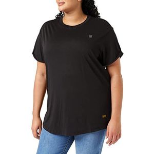 G-STAR RAW Lash Loose FitG-STAR RAW T-shirt voor dames, losse pasvorm, Zwart (Dk Black D16902-4107-6484)