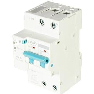 PNI SafeHome PT863 1-63 WiFi instelbare automatische zekering, eenfasig, 230 V, Tuya Smart, intelligente scenario's en automatiseringen met andere Tuya, Alexa en Google Assistant