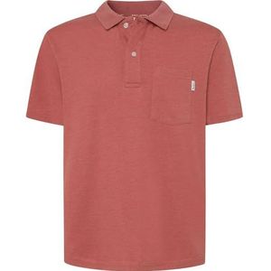 Pepe Jeans Mans Poloshirt voor heren, Oranje (Cedar Wood Brown)