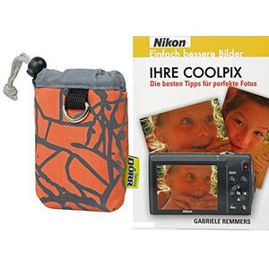 Cameratas voor salmonzakken met paperback je Coolpix voor Nikon