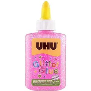 UHU Glitter lijm, 88,5 ml, roze