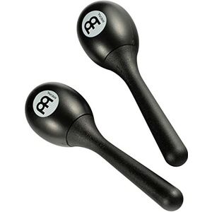 Meinl PEMBK Maracas van kunststof, zwart, maat S