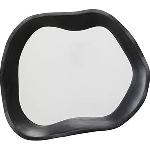 Kare Dynamic Design wandspiegel, zwart frame, spiegel, horizontale wandmontage, 34 x 40,3 x 6,8 cm (h x b x d)