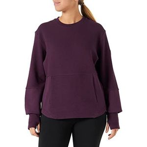 Macron Athleisure FCC Kotka Ronde Hals Sweatshirt Plum WMN Dames Sweatshirt, Plum., XL, veer