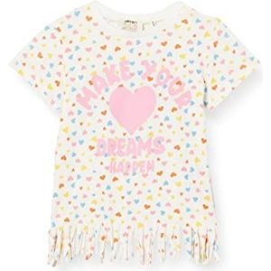 Koton T-shirt voor meisjes, korte mouwen, katoen, ecru design (0d1), 4-5 jaar, Natuurlijk design (0d1)