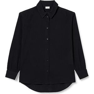 s.Oliver Lange blouse voor meisjes, zwart.