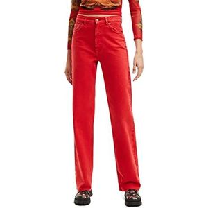 Desigual Dames Jeans, Rood