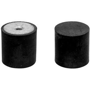 cyclingcolors Silentblock 2 stuks rubberen schokdempers voor auto, motorfiets, tractor, aanhanger, vrouw, M6 x 6 mm, 25 x 20 mm