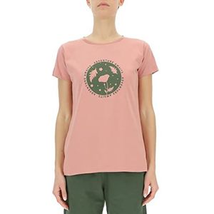 Jeep Dames T-shirt, Dusty Rose/Rifle Gre, XS, Dusty Rose/Rifle Gre
