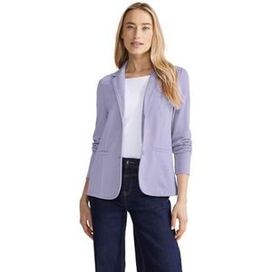 Street One A212053 Piqué blazer voor dames, Helder Paars