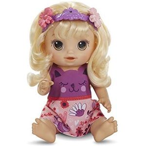 Baby Alive Babyhaarspreuken met blond haar, pratende pop met haar dat groeit en korter wordt, speelgoed voor kinderen vanaf 3 jaar