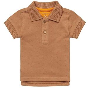 Noppies Baby Huelva baby jongens poloshirt korte mouwen karamel bruin - P900 62, Karamelbruin - P900