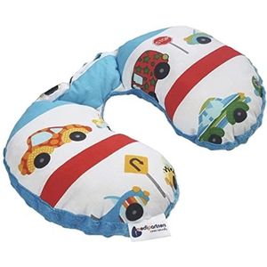 Medi Partners Neck Pillows neksteun voor kinderen, 100% katoen/minky, neksteunkussen voor baby's, kinderwagen, reizen, auto, slaaprol, nekkussen