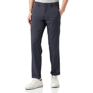 BOSS Spectre Slim Fit broek voor heren, van stretch-keperstof, waterafstotend, Blauw