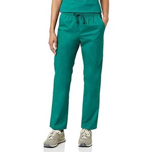 Amazon Essentials Pantalon d'infirmière extensible à séchage rapide pour femme (disponible en grande taille), vert sarcelle, taille 1X