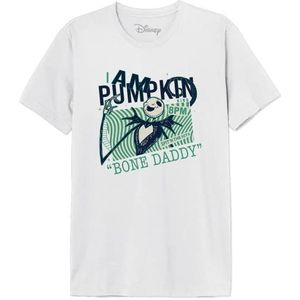 Disney Mejackdts016 T-shirt voor heren, 1 stuk, Wit.