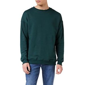 Urban Classics Sweatshirt met ronde hals voor heren, groen (Bottle Green 02245)