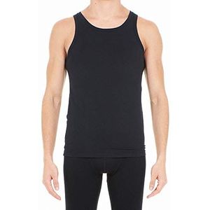 HOM, Tanktop Supreme Cotton heren, zwart.