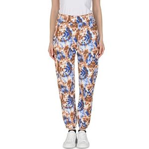 19V69 ITALIA Galaxy Pant Blue Multi dames vrijetijdsbroek, Blauw