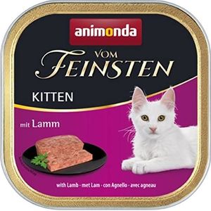 animonda Vom Feinsten Kittens - Natvoer voor groeiende katten van het eerste levensjaar - lam - 32 x 100 g