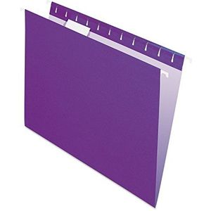 Pendaflex Gerecycleerde hangmap, brievenformaat, violet, gesneden 1/5, 25/BX (81611)