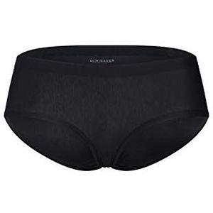 Schiesser dames ondergoed katoen onzichtbaar ondergoed, zwart (000)